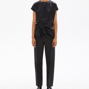 NWT‎ Helmut Lang Draped Viscose Top Sz XS